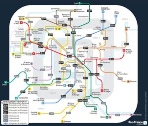 Fête de la musique : plan des lignes de train, RER et tram