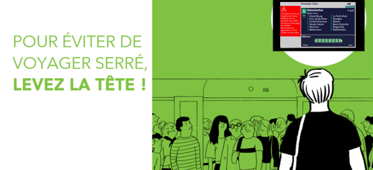L'affluence à bord, une info maintenant disponible sur vos écrans