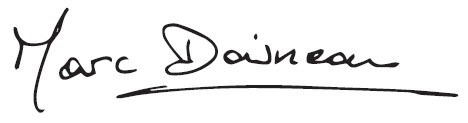 Signature de Marc Doisneau, à l'occasion du message pour l'année 2025.