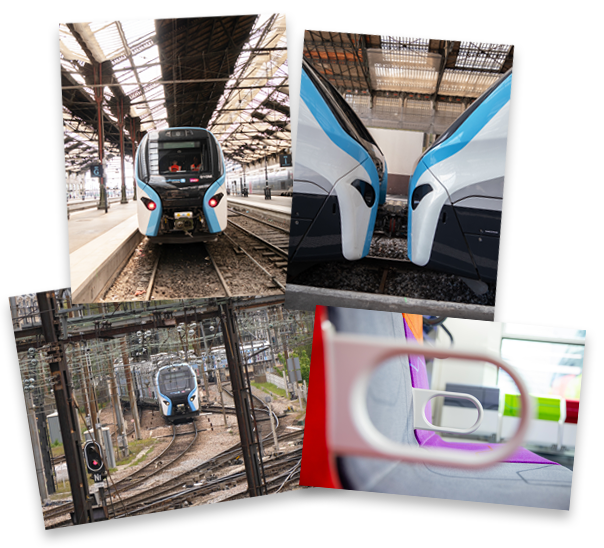 4 photographies de RER NG pour illustrer le jeu concours photo #DansmonRERNG.