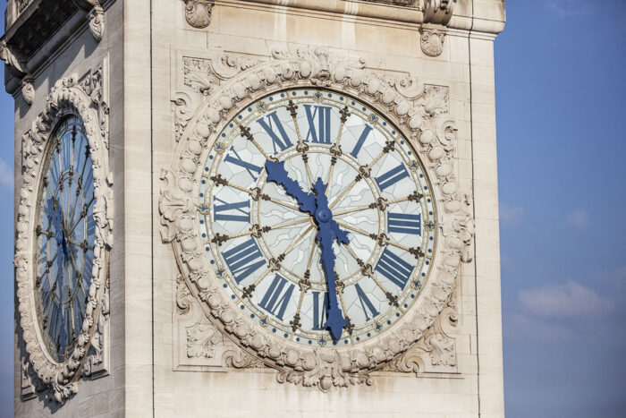 Photo de l'une des façades de la Tour de l'horloge de la Gare de Lyon à Paris, une des sorties accessibles à l'occasion des Journées Européennes du Patrimoine 2025.