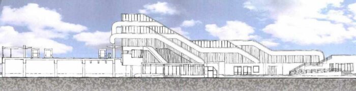 Pour revenir sur les 50 ans du Plateau : schéma de la gare d'Évry Courcouronnes initale.