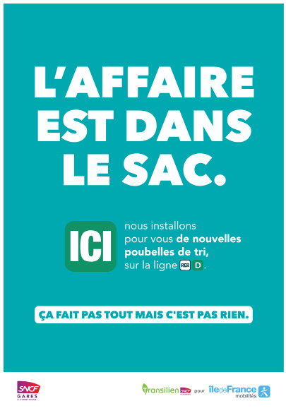 Un des visuels de la campagne "Ça fait pas tout mais c’est pas rien !".
