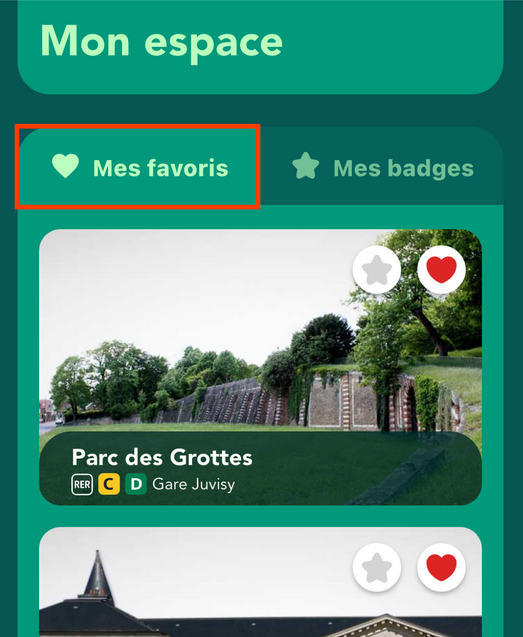 Une capture d'écran de l'application #CPASLOINENTRAIN.