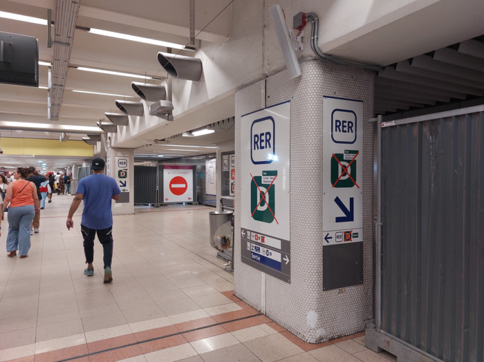 Photo prise pendant les travaux d'été 2026 à Paris Gare de Lyon.