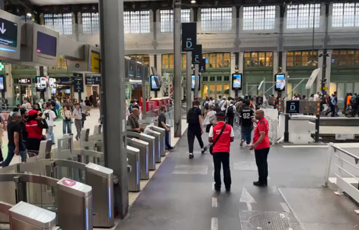 Photo prise pendant les travaux d'été 2026 à Paris Gare de Lyon.